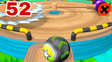 Going Balls, SpeedRun, Going Balls Portal Run Gameplay Level 52 