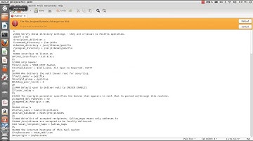 Main.cf file configuration