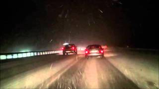 EXTREME DRIVING UNDER SNOWING!!! screenshot 3
