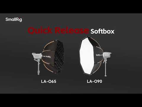 SmallRig LA-O90 4633: apertura y montaje del softbox