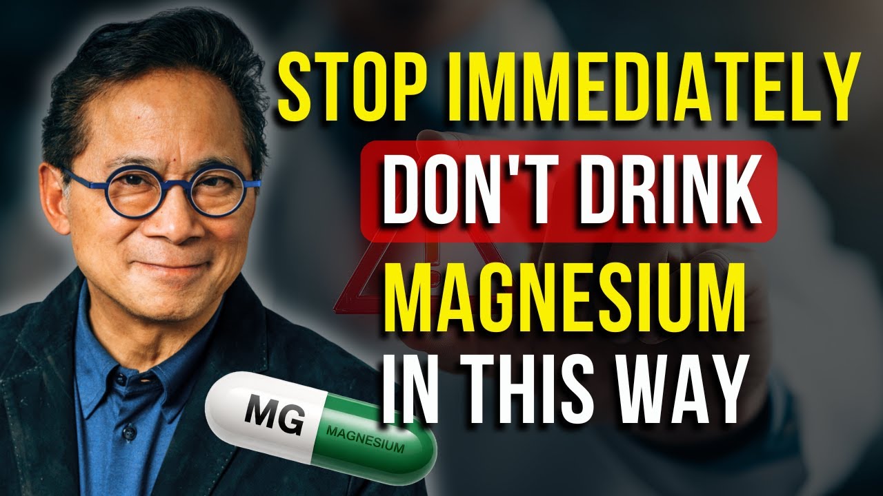 STOP IMMEDIATELY Supplementing Magnesium In This Way: The More You Drink, The More Harmful