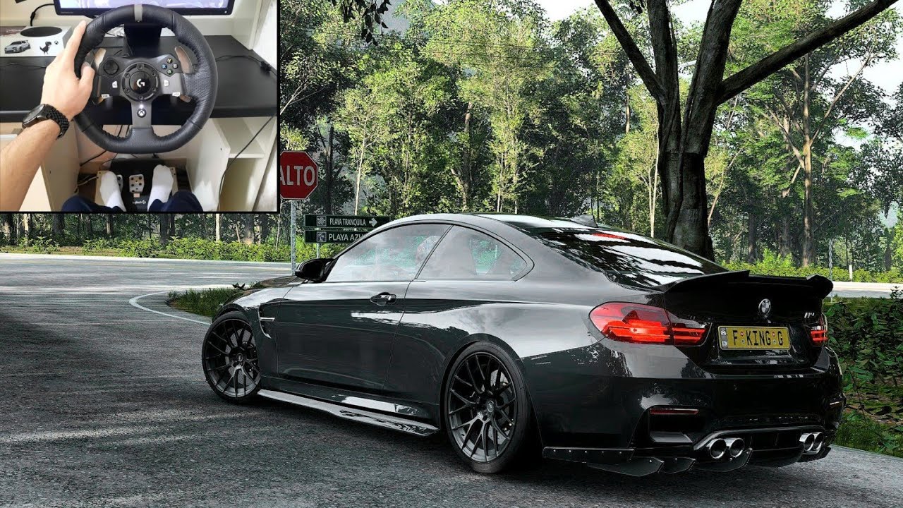 BMW F82 M4 | Forza horizon 5 | logitech g920 (streeing wheel) gameplay ...