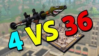 4 VS 36 - Fortnite 50v50 With The Boyz