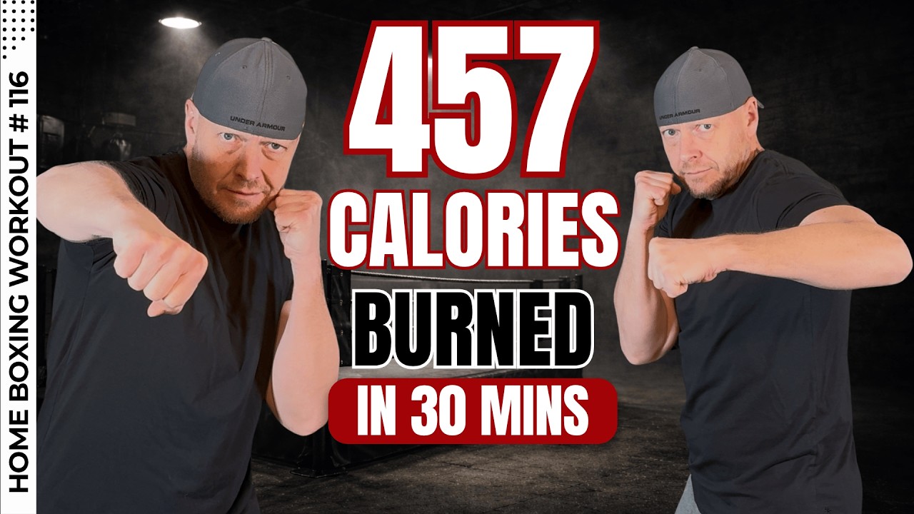 30 Min Boxing Workout at Home to Burn Fat | Boxercise | No Equipment ...