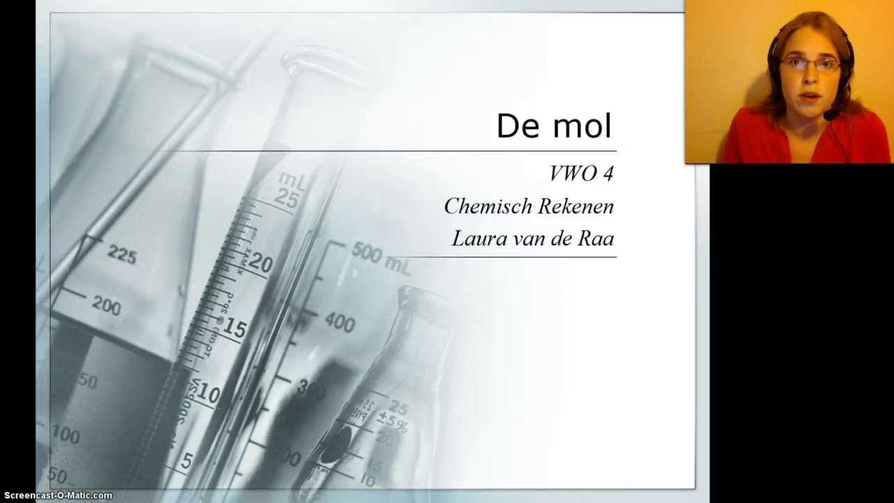 06 De mol chemisch rekenen scheikunde