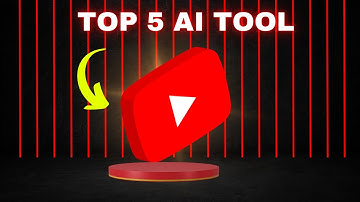 top 5  super useful Ai Tools for YOUTUBE Creators /best ai tools for youtube creators