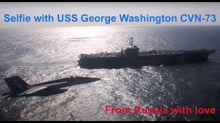 Russian Aviation Greetings to USS George Washington CVN-73