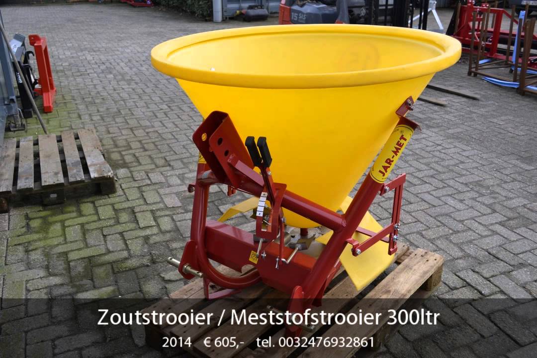 Zoutstrooier / Meststofstrooier 300ltr