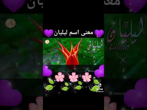 معنى اسم ليليان