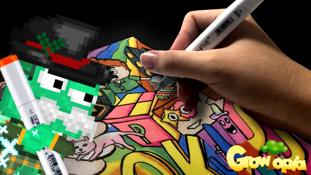 Growtopia Doodle Art Party Edition YouTube