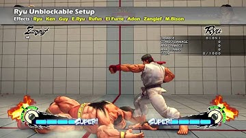 [AE2012] Ryu Unblockable F.Throw Setup