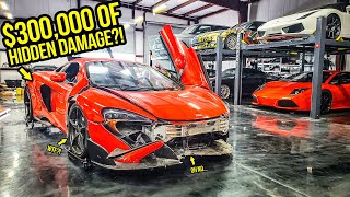 My Wrecked $400,000 Mclaren 675LT Was Hiding Some MAJOR DAMAGE That CAN'T BE FIXED