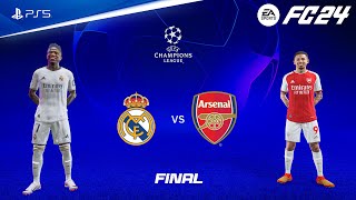 FC 24 - Real Madrid vs Arsenal | UEFA Champions League Final | PS5™ [4K60]