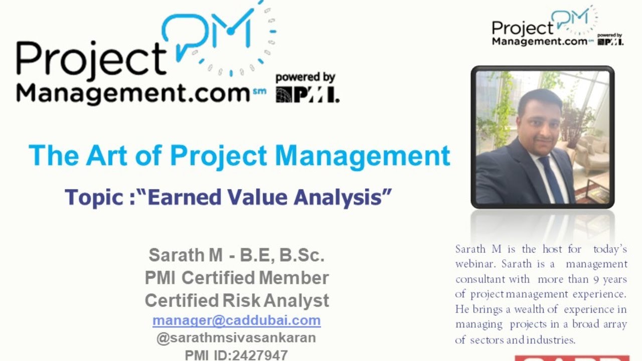 EARNED VALUE ANALYSIS - YouTube