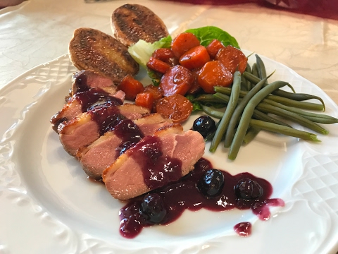 Video: Duck Breast With Celery Cappuccino Sauce