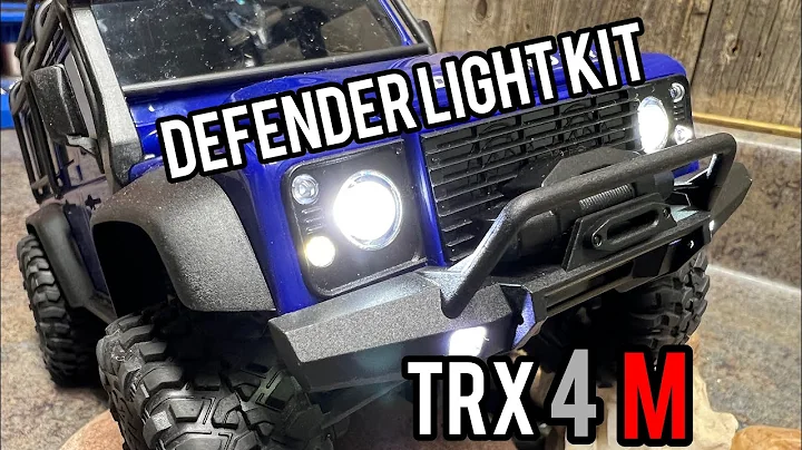 Traxxas TRX4M Defender light kit install trx 9784