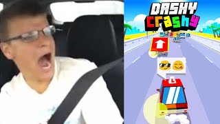 Singing Man Crash in Car Crashy Dashy