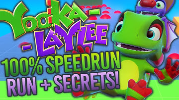 Yooka-Laylee Toybox 100% Speedrun + Secret Rooms!
