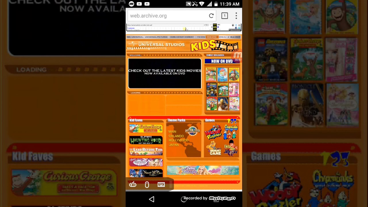 Universal Kids DVD site (May 18, 2010) YouTube