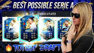 CAN I GET 99 TOTS RONALDO FOR THE BEST POSSIBLE SERIE A FUT DRAFT!? FIFA 20