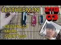 ZTB. 03 - Review Leatherman สำหรับพกพาสะดวก [ Leatherman Crater c33, Micra, Squirt ps4 ]