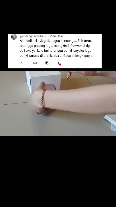 Cara ganti nada dering BEL RUMAH WIRELESS - DOOR BEL WIRELESS