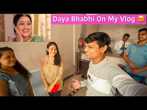 दया भाभी ( Disha Vakani ) से मिले | Daya Bhabhi In My Vlog | Tarak Mehta Ka Ulta Chesma