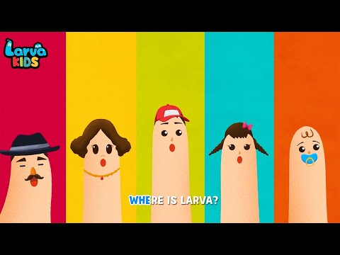 Finger Family Song ✌️🤞👌🤙 Baby Zoo Larva Kids Kids Songs 😻🐨🐰🦁 And Nursery Rhymes