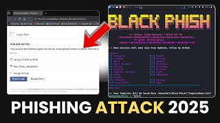 || How Hackers Create PHISHING LINK of Any Social Media Platform || BLACKPHISH Tool