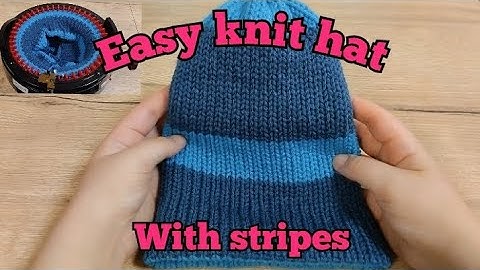 How to knit a hat (Tutorial) - Addi Knitting Machine