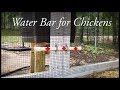 Hassle Free Chickens - DIY Water Bar