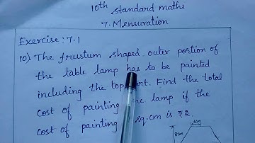 10th standard maths| chapter 7| Mensuration|Example 7.15|TN samacheer