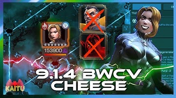 Act 9.1.4 Black Widow Claire Voyant Boss CHEESE Effortlessly! NO Count Nefaria & NO Void! - MCOC