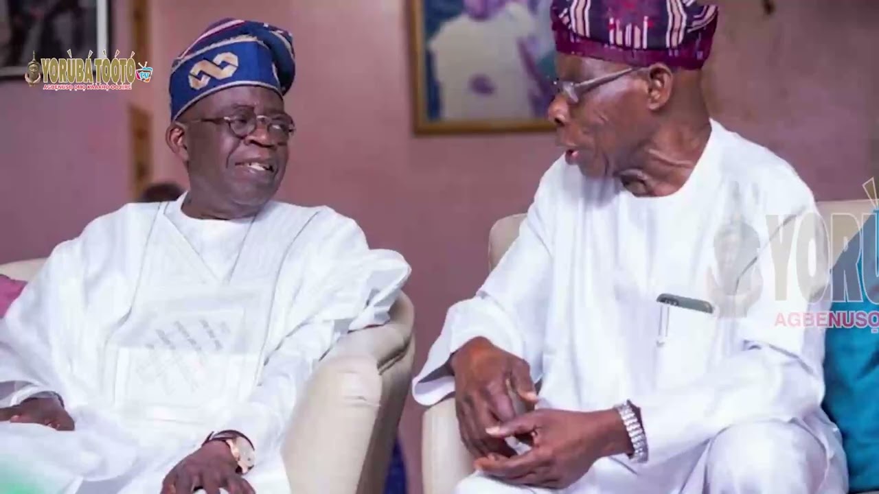 Nnkan nla! Tinubu s'oro nipa Obasanjo *O tu asiri nipa re