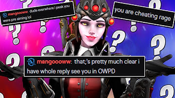 I got called a CHEATER on my TWITCH Stream by the ENEMY Widowmaker - Overwatch