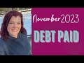 November 2023 Debt Payoff Update | Cash Flowing everything | Plan for December/ the Holidays 🎄