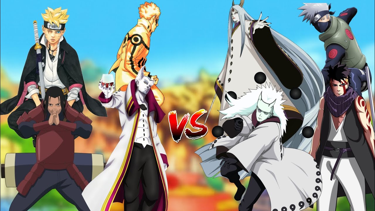 Naruto 🆚️ Madara || Kakashi 🆚️ Boruto || Hashirama 🆚️ Kawaki || Isshiki 🆚️ Kaguya 