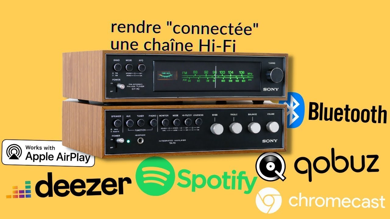 Comment moderniser sa chaine HiFi et écouter son service de streaming  musical ou les radios Internet ? Test de l'Octavio, un récepteur WiFi et  Bluetooth