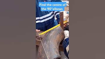 #90°elbows ka centre keise check kren #90°find the centre of the elbow✅️✅️ #welding #welder