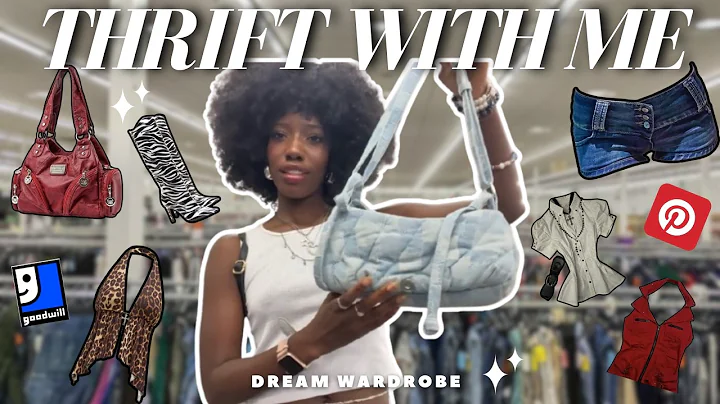 thrift with me  🪩🛍️✨  y2k, pinterest outfits & more at goodwill... (dream closet)