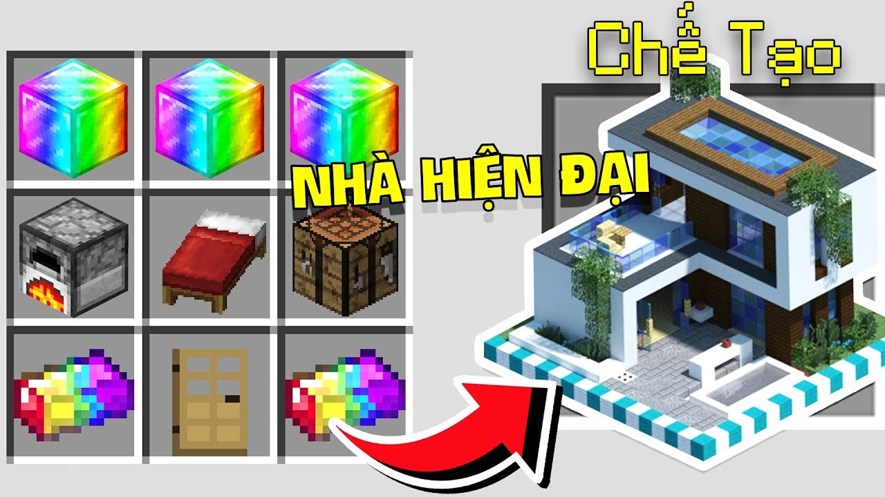 JAYGRAY THỬ THÁCH XÂY NHÀ HIỆN ĐẠI TRONG 1 GIÂY*XÂY NHÀ TỰ ĐỘNG TRONG MINECRAFT