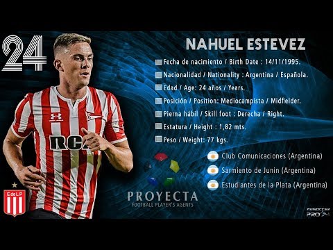 Nahuel Estevez #24 //Mediocampista -  Midfielder // Estudiantes de La Plata 2020