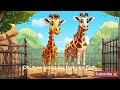 Giraffes life at zoo  kids song  free the animals  nursery rhymes trending viral nature