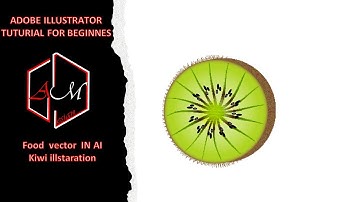 make food illustration kiwi vector design