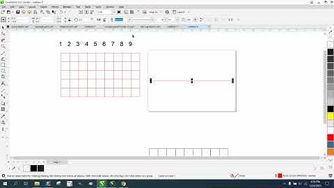 Corel Draw Tips & Tricks Numbers inside a square cut them out with TagCuts Part 2