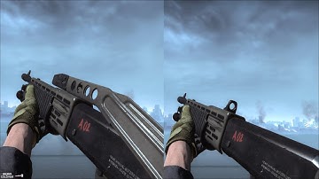 Left 4 Dead 2 Gallo SA12 SPAS 12 Shotgun Folded Unfolded BOCW Black Ops Cold War Showcase Gameplay