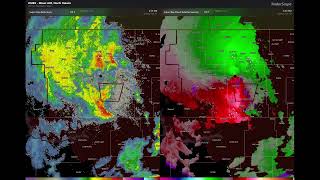Tornado On Radar in Granville, North Dakota Sept 14, 2025