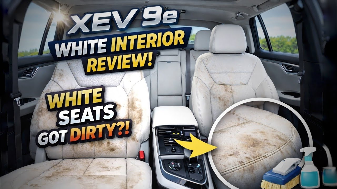 Mahindra XEV 9e White Interior Walkthrough | Seat Comfort & Cleanliness | #mahindraxev9e 