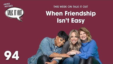 When Friendship Isn