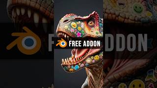 THIS BLENDER ADDON IS INSANE to attach 3D objects 😎 #blender #b3d